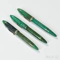 Three Sheaffer Oversize Balance Fountain Pens