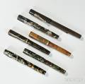 Six Waterman Fountain Pens