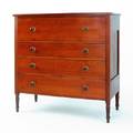 Sheraton cherry chest of drawers