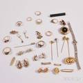 Group of Gold Antique Jewelry
