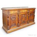 Renaissance Revival Carved Walnut Sideboard