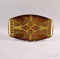 Austrian Secessionist Brassinlaid Serving Tray