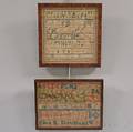 Two Framed Needlework Samples