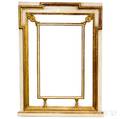 Louis XVIstyle Painted Gilt and Carved Mirror Frame