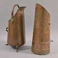 Two Copper Coal Hods