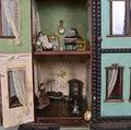 Group of Dolls and Dollhouse Accessories