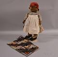 Folk Art Black Cloth Doll