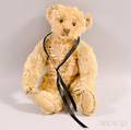 Early Steiff Blonde Mohair Teddy Bear