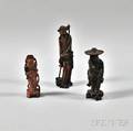 Three Wood Figures