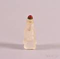 Rock Crystal Figural Snuff Bottle