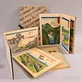 Five Hiroshige Woodblock Print Books and Sets