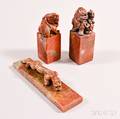 Three Carved Stone Seals