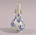 Blue and White Porcelain Bottle Vase
