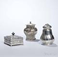 Three Pieces of German 800 Silver Tableware