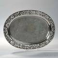 Chinese Export Silver Tray