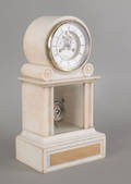French marble mantle clock