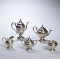 Fivepiece Gorham Sterling Silver Tea and Coffee Service