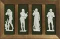 Wedgwood Green Glazed Basrelief Plaques