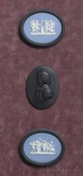 Three Wedgwood Oval Medallions
