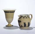 Two Wedgwood Yellow Jasper Dip Items