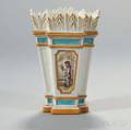 Wedgwood Emile Lessore Decorated Queens Ware Arrowsheath Vase