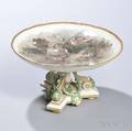 Wedgwood Queens Ware Emile Lessore Decorated Compote