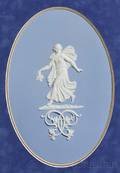 Wedgwood Solid Light Blue Jasper Plaque