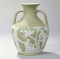 Wedgwood Green Jasper Dip Portland Vase