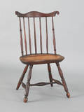 Lancaster County Pennsylvania fanback windsor side chair ca 1780