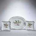 Three Meissen Trays with Bird Motif