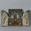 French School 19th20th Century Madonna and Child Triptych