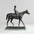 After Isidore Jules Bonheur French 18271901 Bronze Jockey and Horse