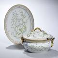 Royal Copenhagen Porcelain Flora Danica Soup Tureen and Platter