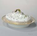 Two Royal Copenhagen Flora Danica Porcelain Covered Serving Dishes