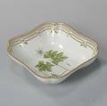 Three Royal Copenhagen Flora Danica Porcelain Square Vegetables