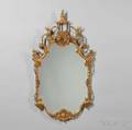 Chinese Chippendalestyle Gilt Composite Mirror