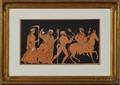 British School 18th19th Century Dionysian Procession in the Style of a RedFigure Vase