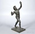 Continental School 19th Century Bronze Figure of a Satyr