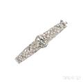 14kt White Gold and Diamond Bracelet