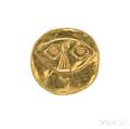 23kt Gold Tete du Masque Medallion Pablo Picasso