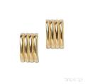 18kt Gold Earclips Tiffany  Co