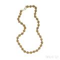 18kt Gold Bead Necklace