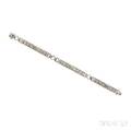Art Deco Platinum and Diamond Bracelet