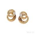 18kt Gold and Diamond Earclips Boucheron