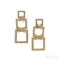 18kt Gold Rope Earrings Tiffany  Co