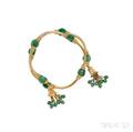 18kt Gold and Aventurine Bracelet
