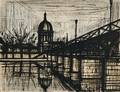 Bernard Buffet French 19281999 Paris Le Pont des Arts