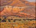 William Berra American b 1952 View of Ghost Ranch