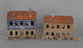 Two painted German houses