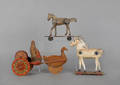 Two horse pull toys